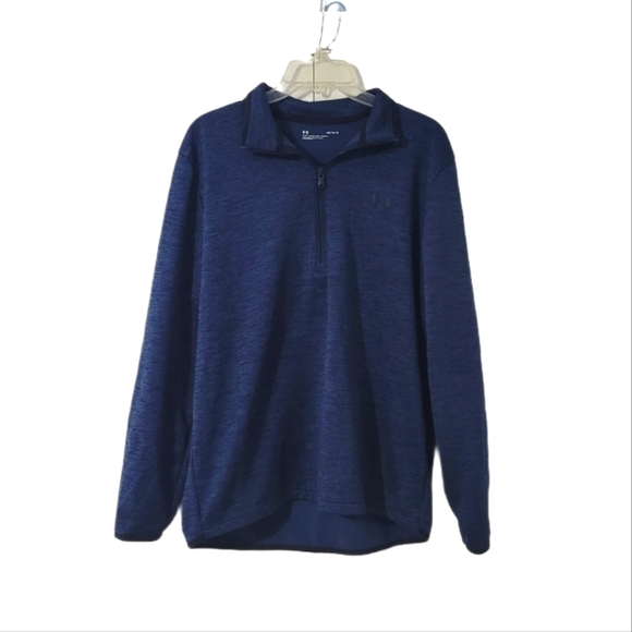 Under Armour Men's Large Fleece Sweatshirt Blue - Picture 1 of 13